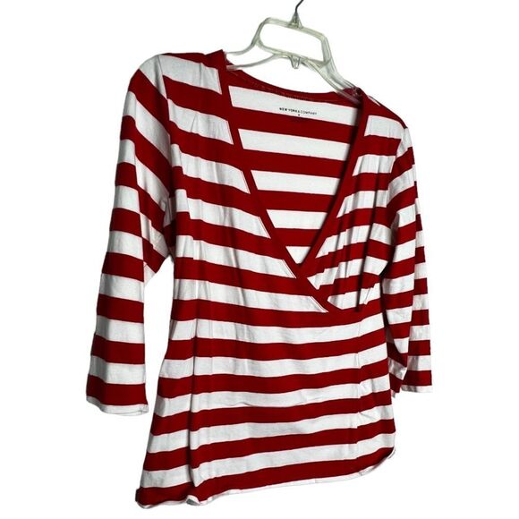New York & Co. Striped Top - Picture 4 of 6